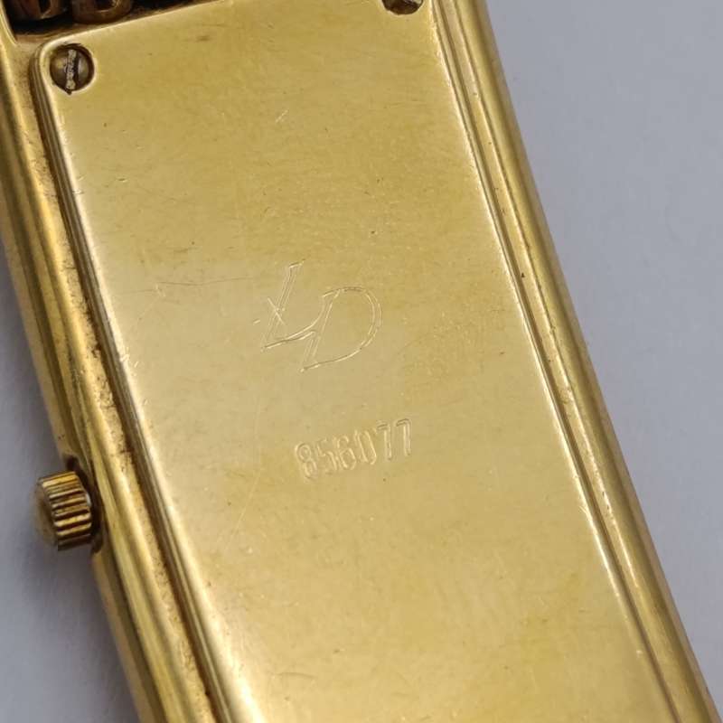 Laurent Dodane goldplated rectangular ladies watch - working - very good condition