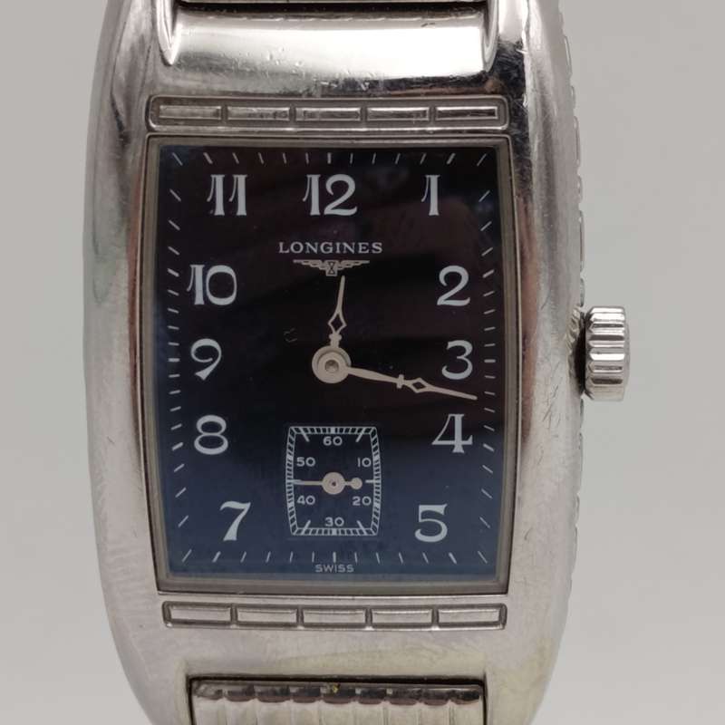Longines BelleArti Black dial quartz ladies watch - L2.501.4 - working