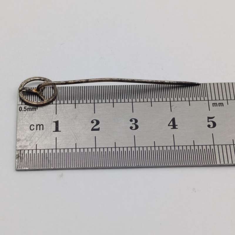 Vintage silver Mercedes-Benz stick pin badge