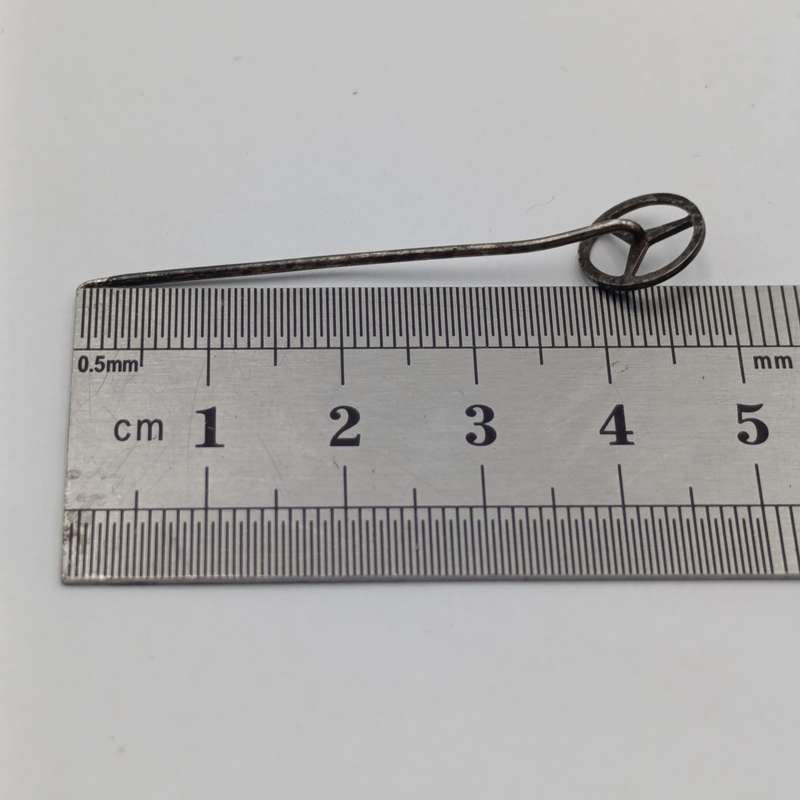Vintage Silver Mercedes-Benz stick pin badge