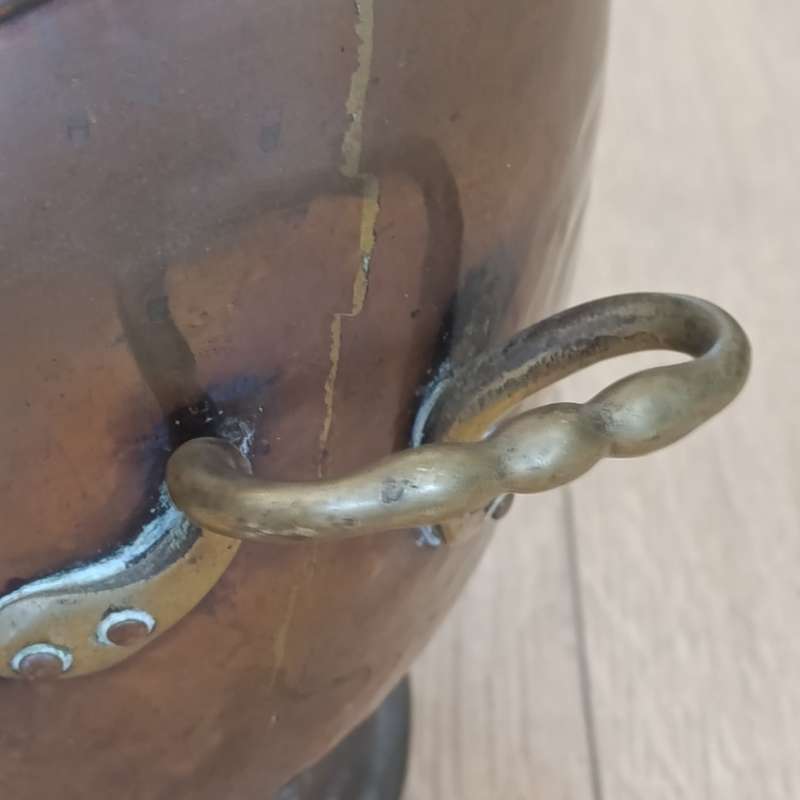Antique Copper coal scuttle