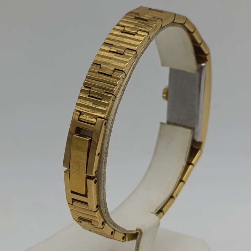 Vintage Delfin Edox gold colour mechanical ladies watch in original box - working