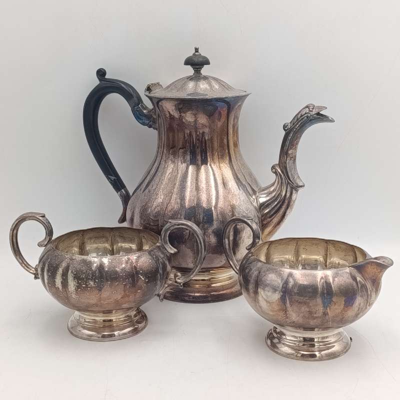 Vintage Marlboro silverplated tea set - 3-piece