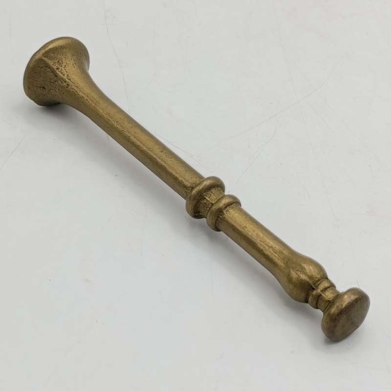 Vintage Richard Startyn 1623 brass commemorative mortar and pestle