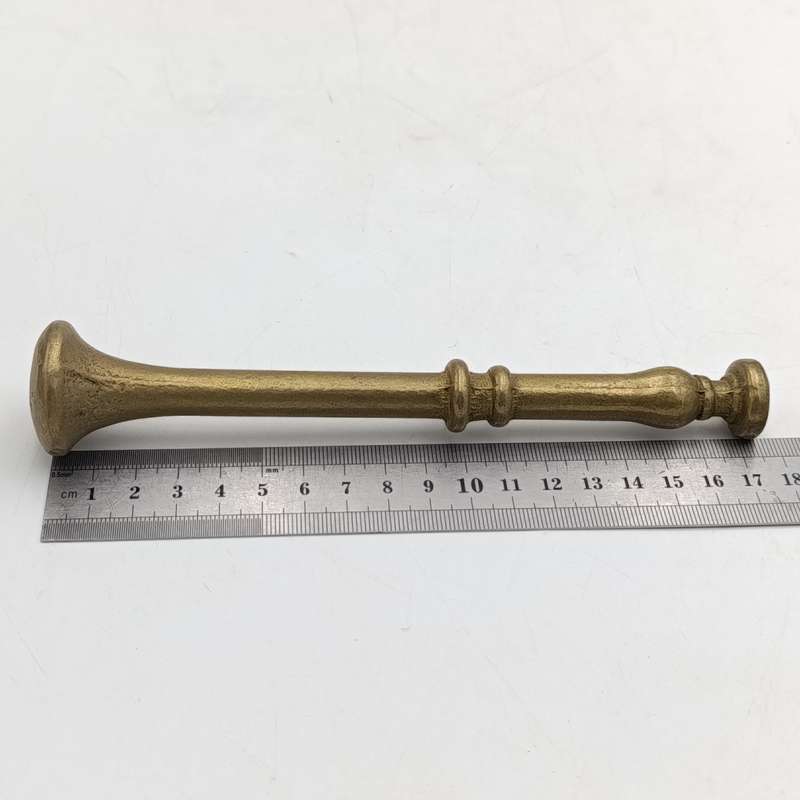 Vintage Richard Startyn 1623 brass commemorative mortar and pestle