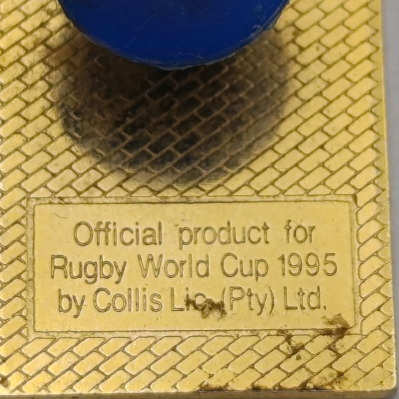 1995 Rugby World Cup South Africa pin badge