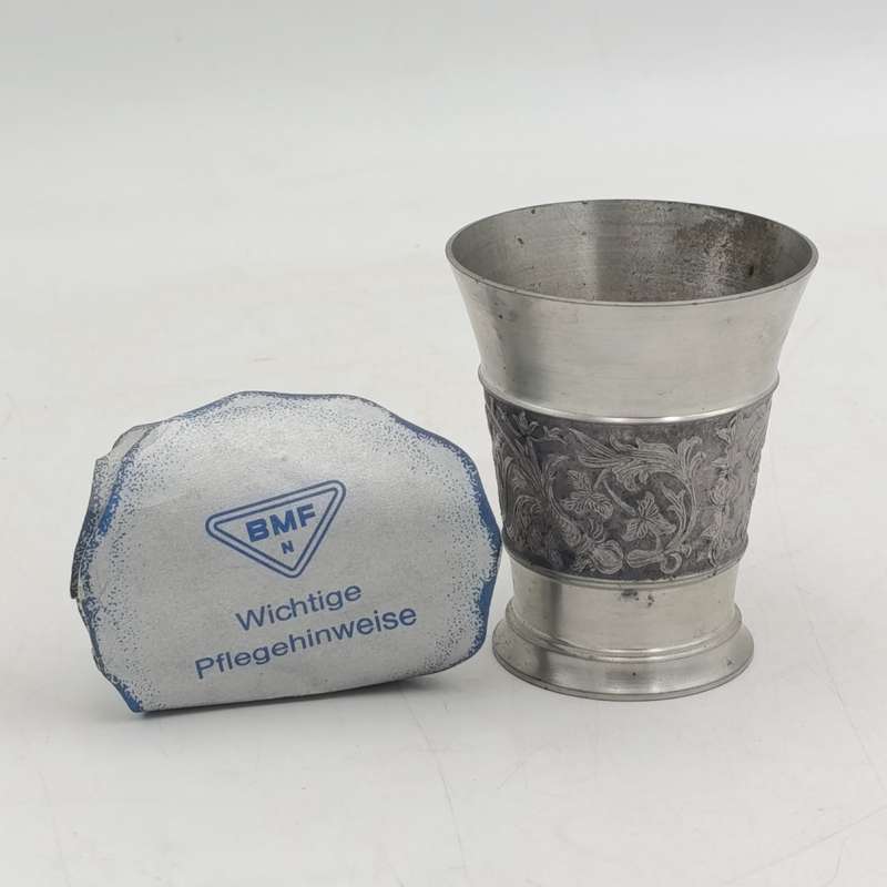 Vintage B.M.F Rein-Zinn German pewter shot glass