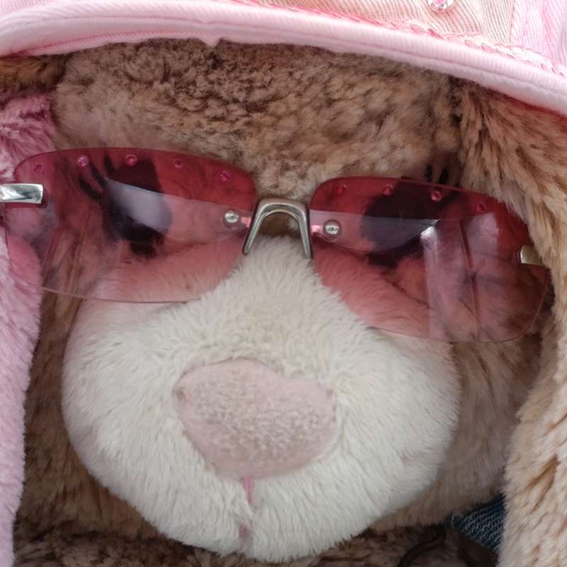 "Build a Bear" Rabbit with lots of Build a Bear clothes - Excellent condition