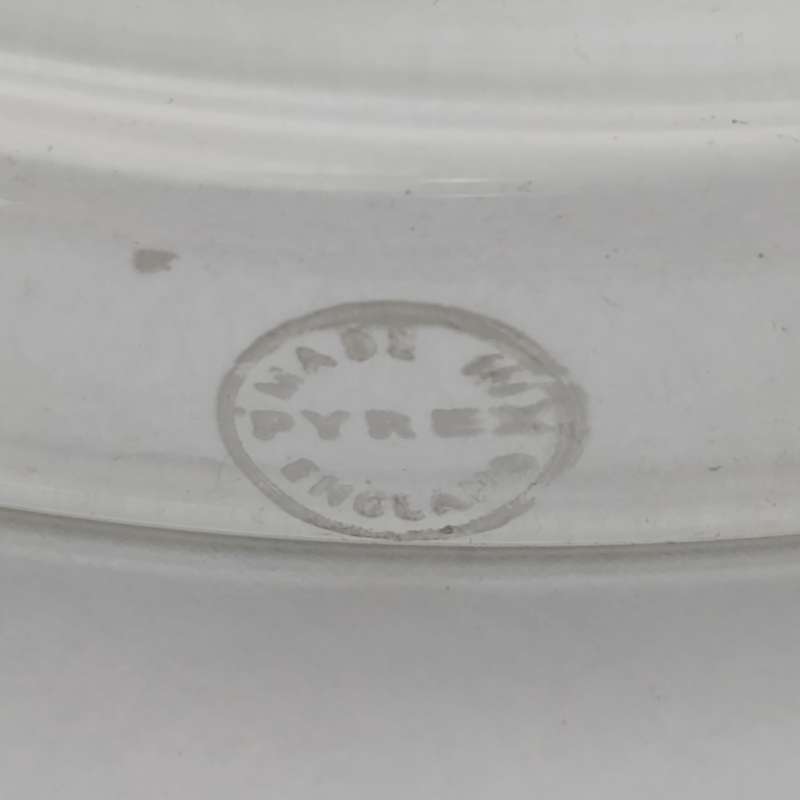 Set of 5 pyrex petri dishes - unused - 14cm x 1.1cm