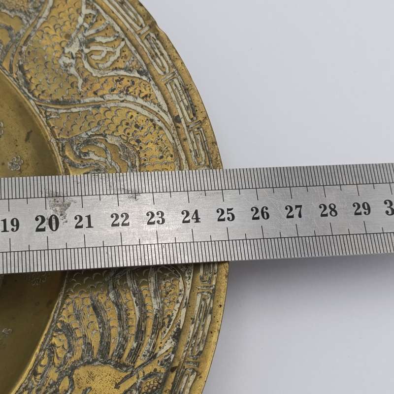 Chinese dragon Brass plate