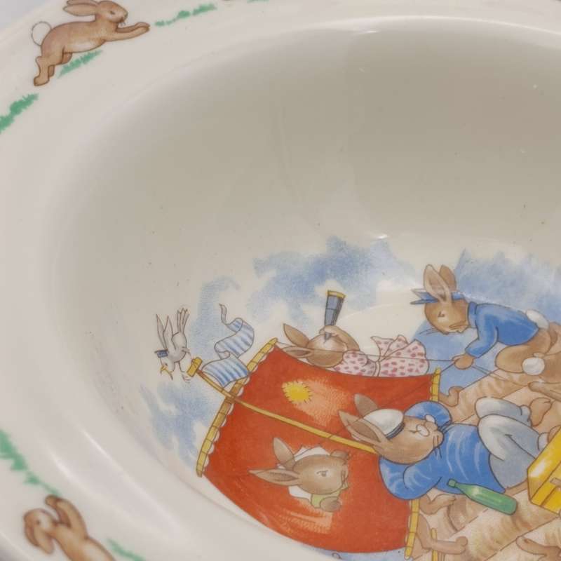 Vintage Royal Doulton Bunnykins porridge bowl