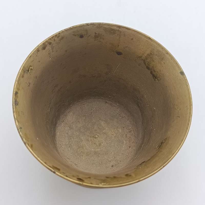Vintage brass mortar and pestle
