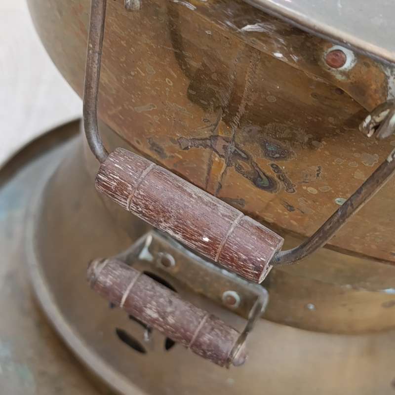 Vintage brass Eastern hot pot