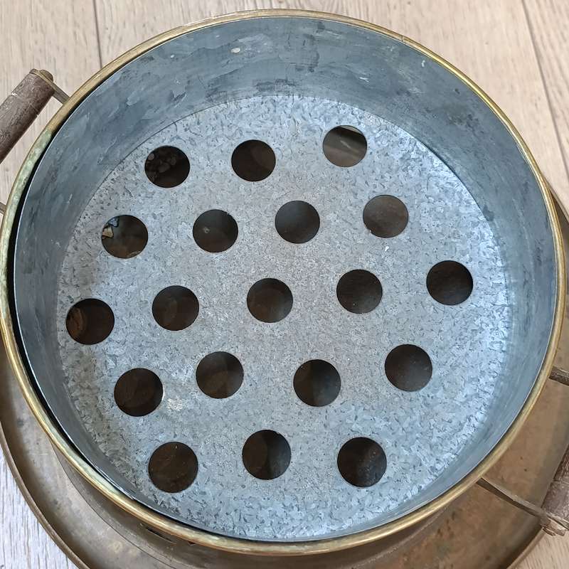 Vintage brass Eastern hot pot
