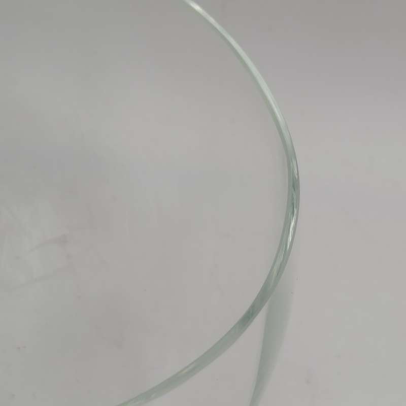 Vintage Bohemia Crystal sweets bowl with lid in shape of apple
