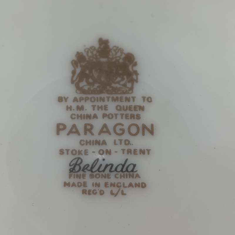 Vintage Paragon Belinda porcelain trio