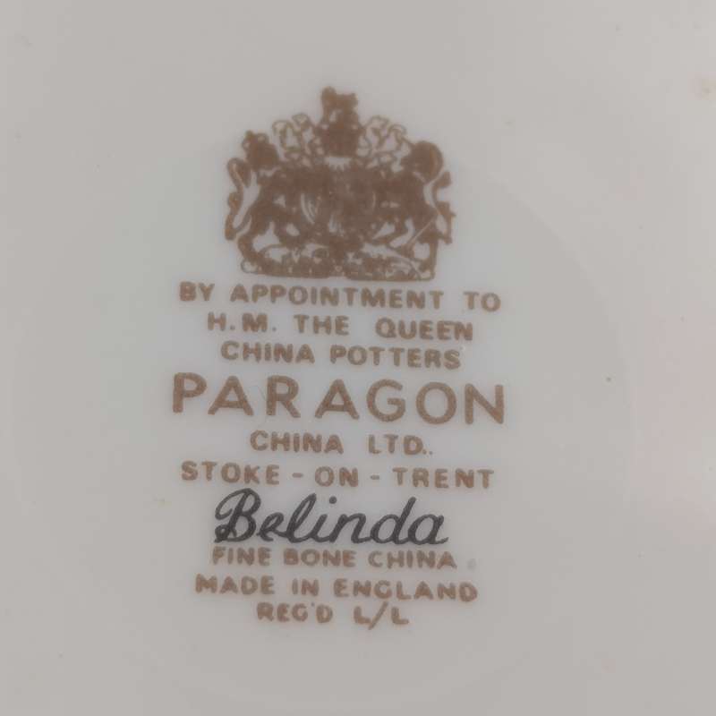 Vintage Paragon Belinda porcelain trio