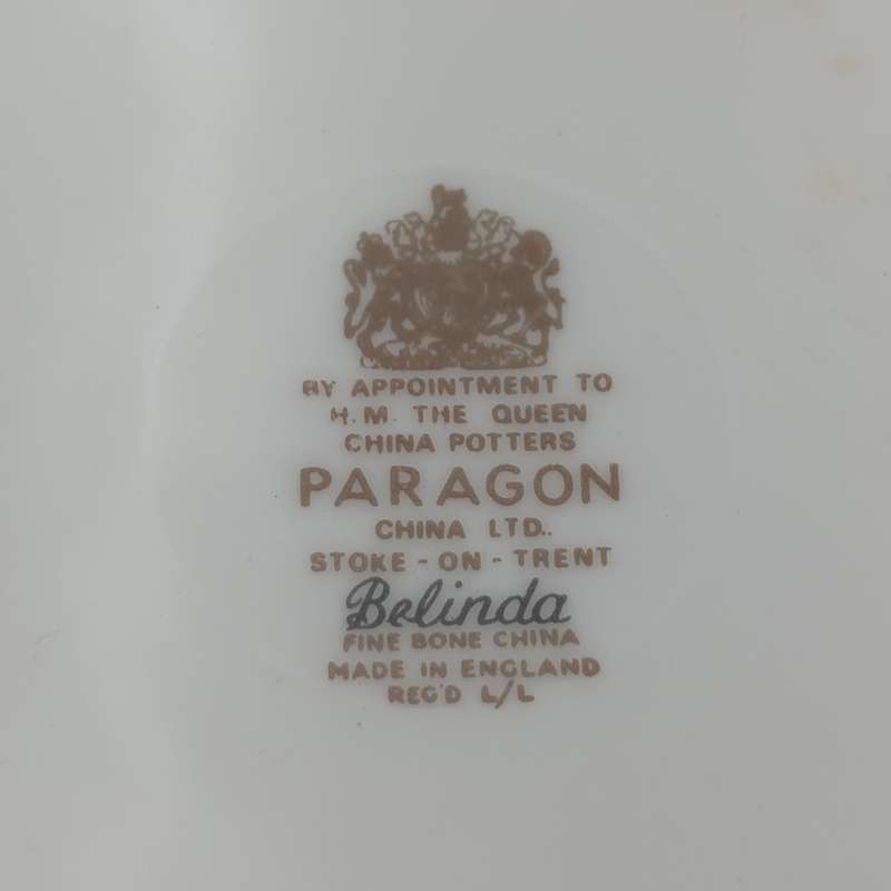 Vintage Paragon Belinda porcelain trio