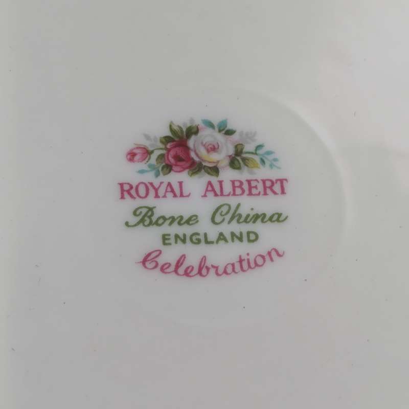 Vintage Royal Albert Celebration porcelain trio