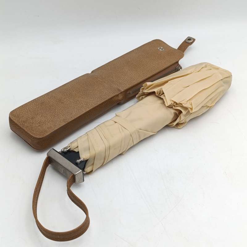 Vintage Knirps Nail Europe folding umbrella with bag