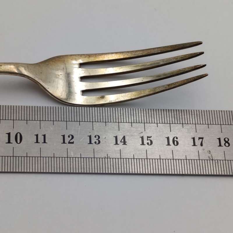 Vintage set of 12 Pak-Alam silverplated forks