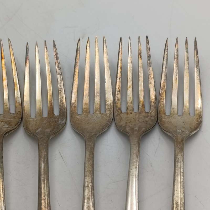 Vintage Set of 12 Pak-Alam silverplated forks
