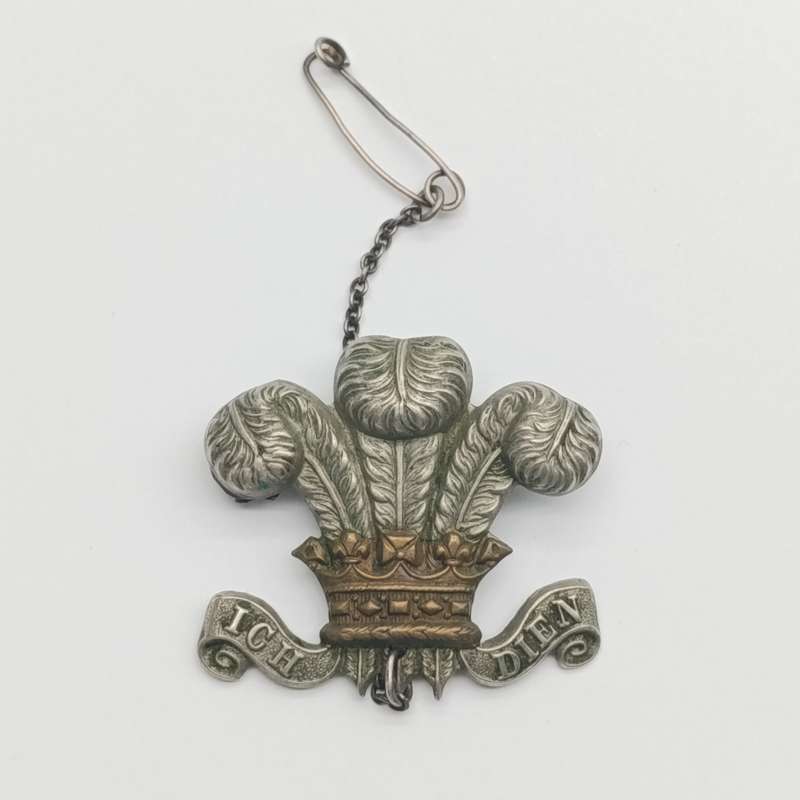 Royal Army Welsh regiment sweetheart badge