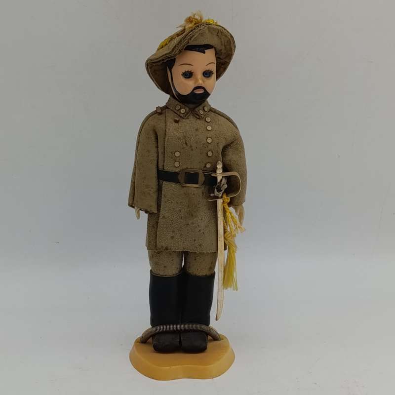 Lot of 3 Confederate soldier dolls