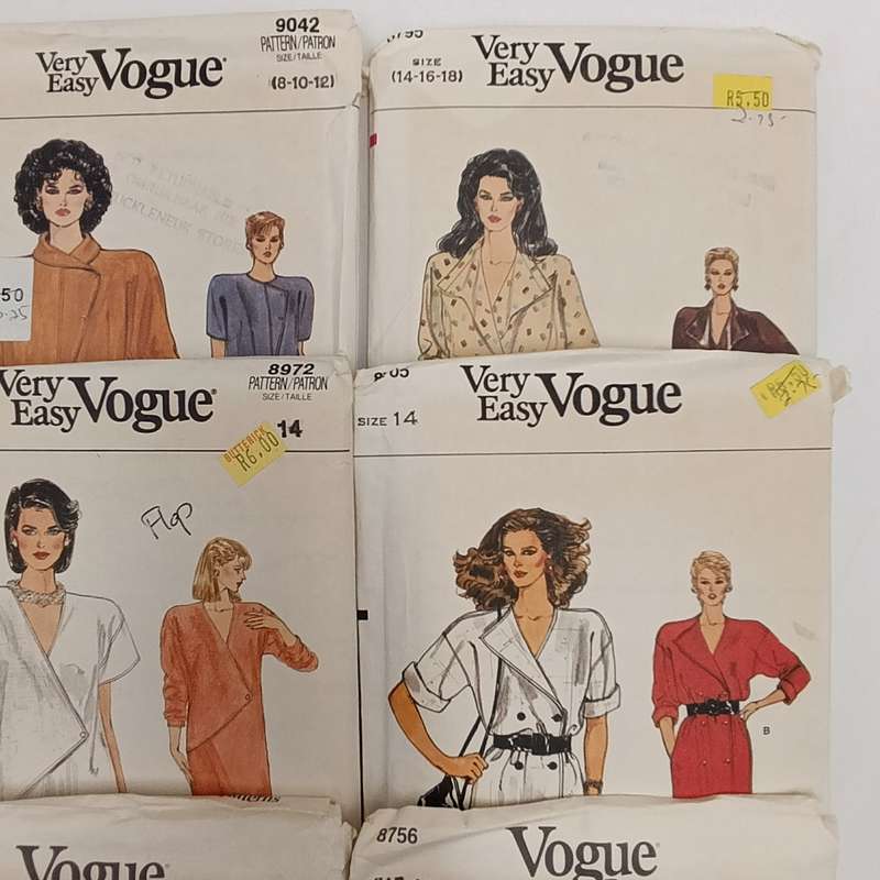 Lot of 11 Vintage clothing patterns