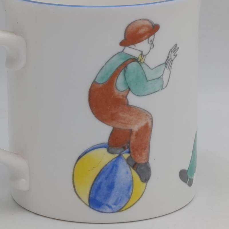 Royal Albert send in the Clowns series tricky tricksters mug