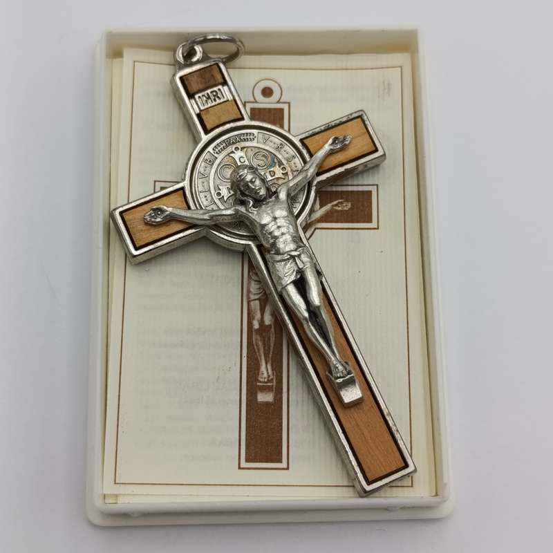 The Medal-Crucifix of St. Benedict pendant in box with booklet