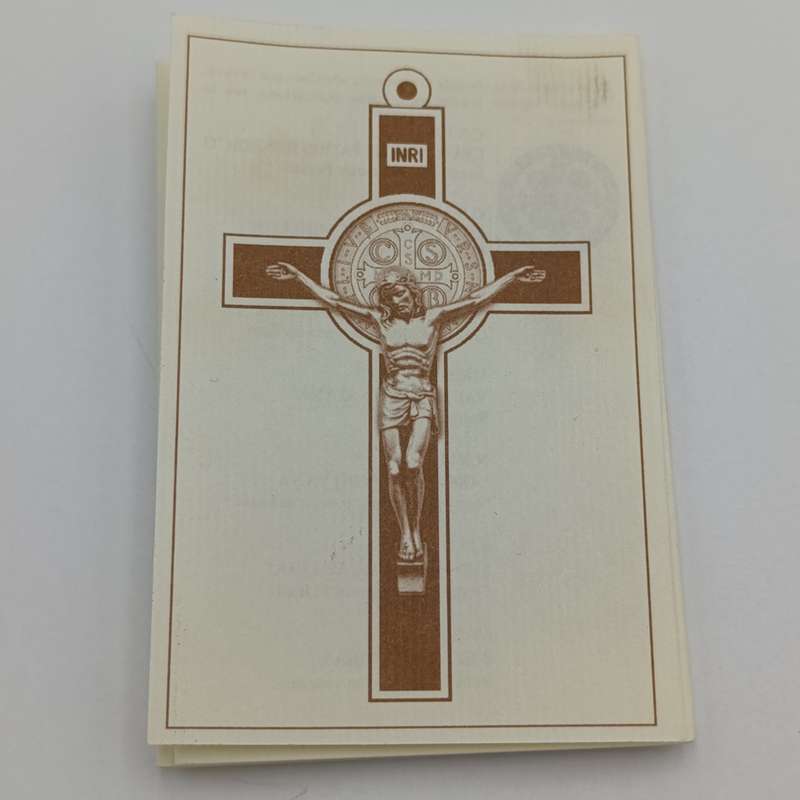 The Medal-Crucifix of St. Benedict pendant in box with booklet