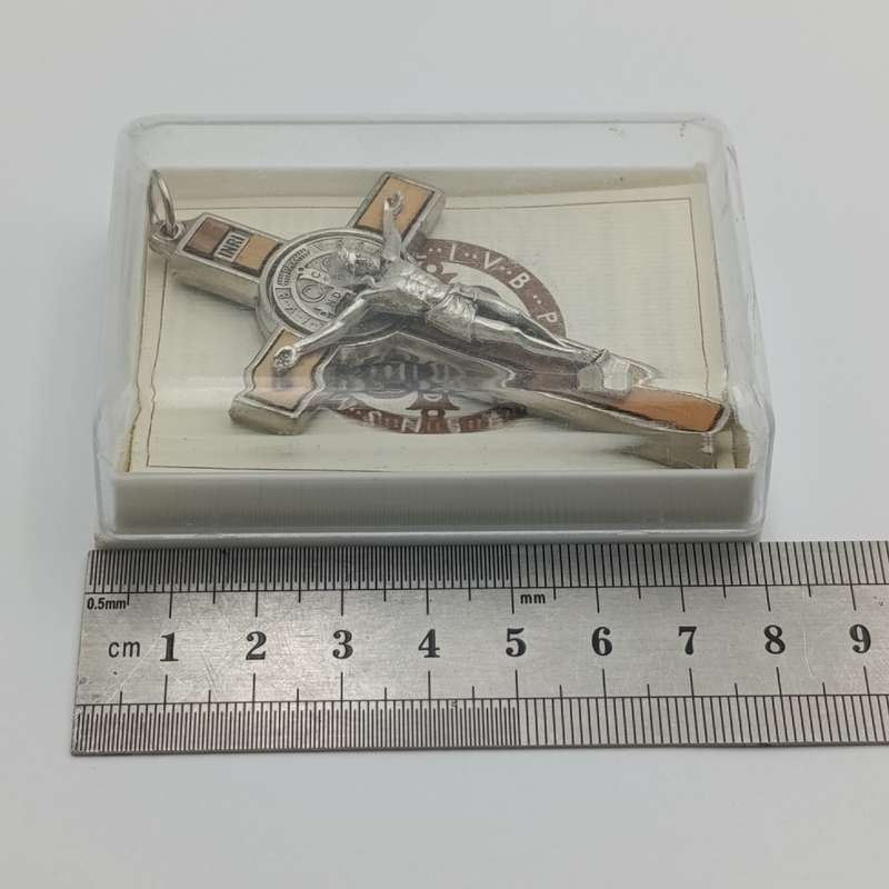 The Medal-Crucifix of St. Benedict pendant in box with booklet