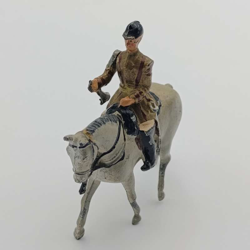 Britains Ltd Band of the Household Life Guards trumpeter on horse load soldier