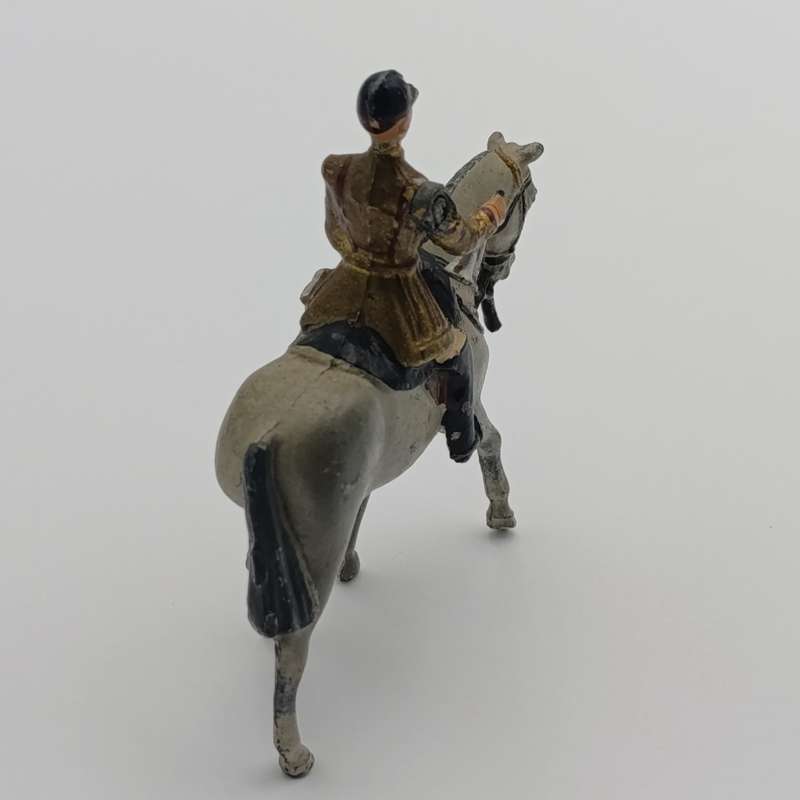 Britains Ltd Band of the Household Life Guards trumpeter on horse load soldier