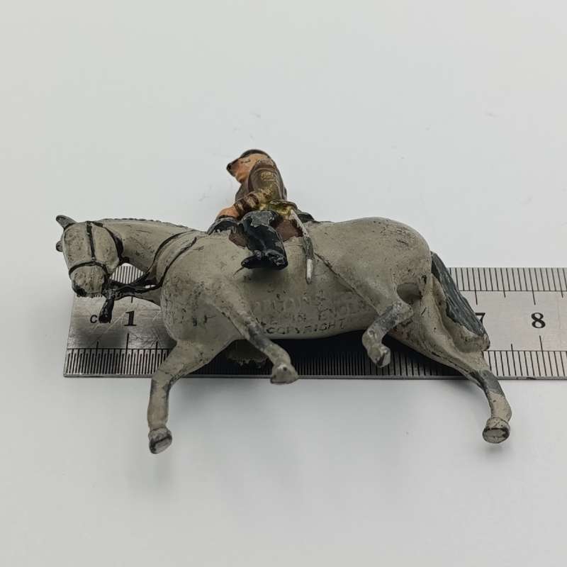Britains Ltd Band of the Household Life Guards trumpeter on horse load soldier