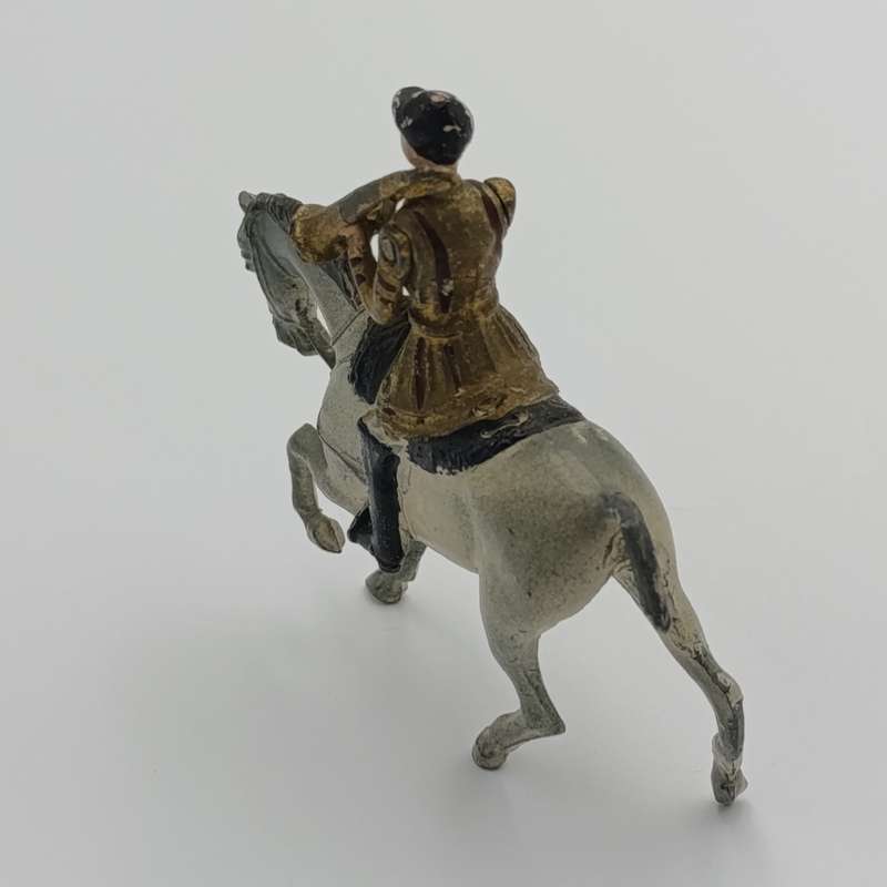 Britains Ltd Band of the Household Life Guard trumpeter on horse lead soldier