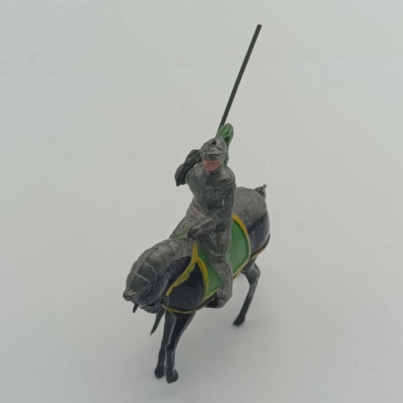 Vintage lead soldier knight on horse