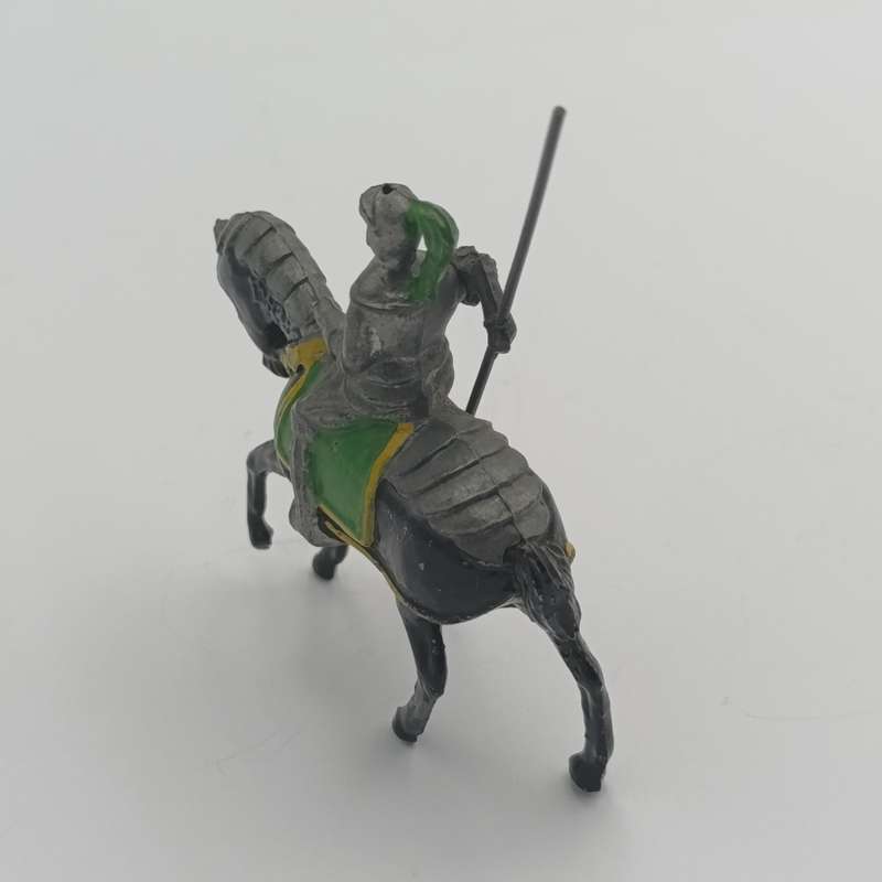Vintage lead soldier knight on horse