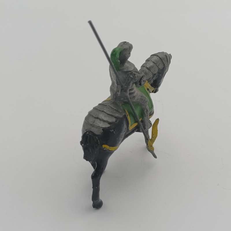 Vintage lead soldier knight on horse