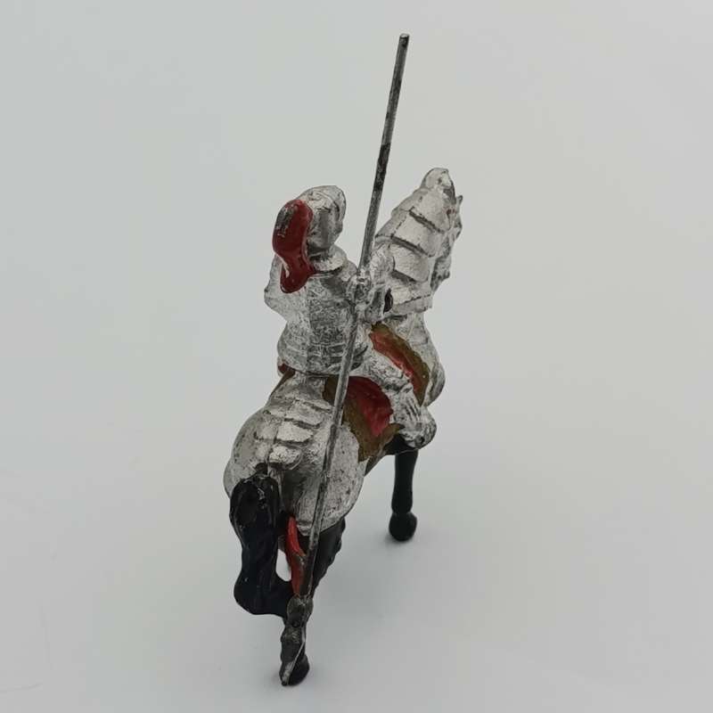Vintage lead soldier knight on horse