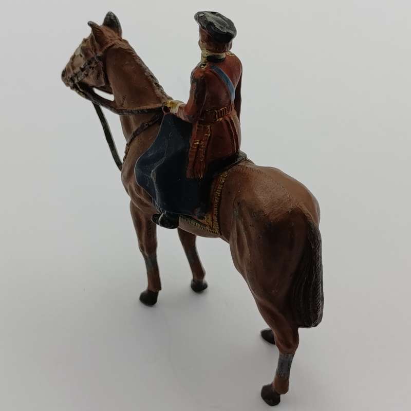 Queen Elizabeth II on horse figurine