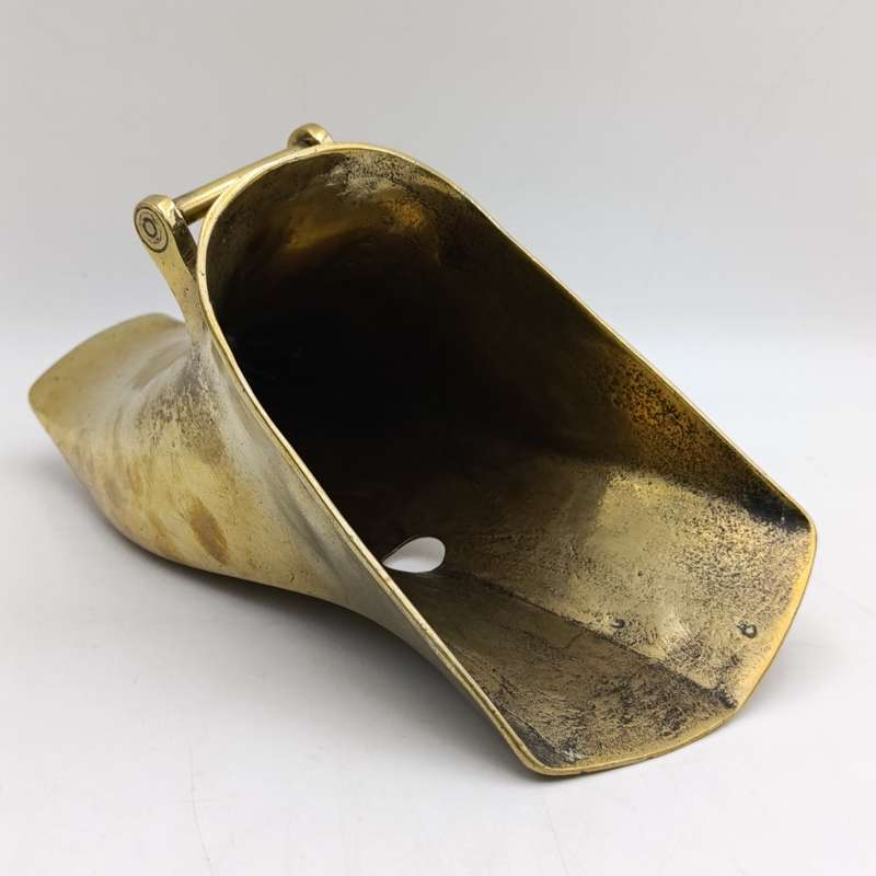 Antique brass Conquistador stirrup