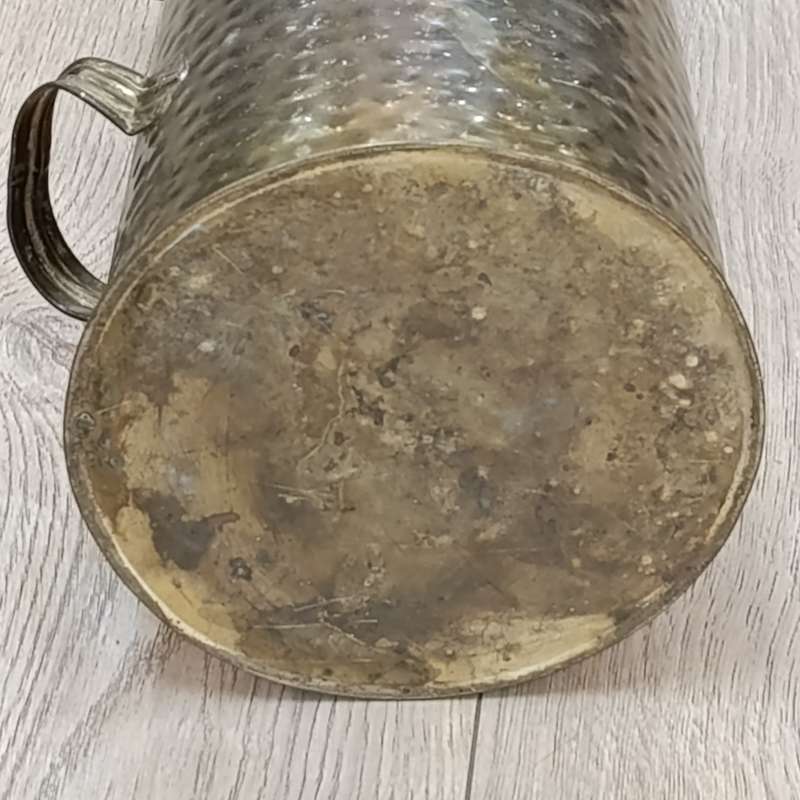 Vintage brass coal scuttle