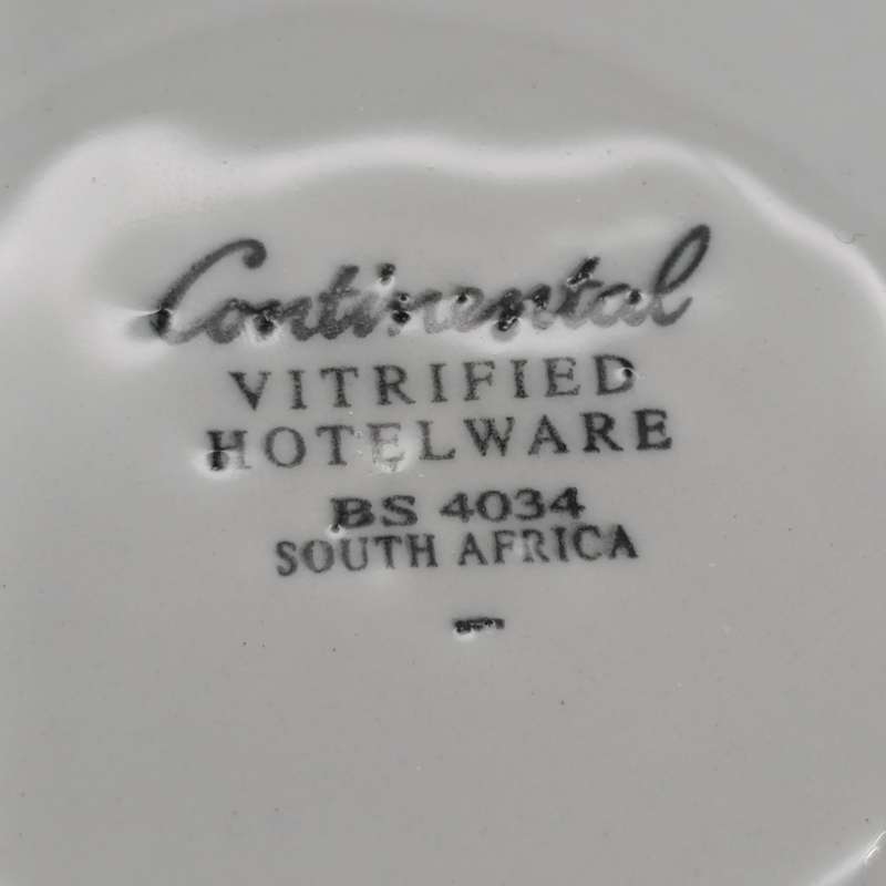 Set of 4 Viagra advertising porcelain cups and saucers