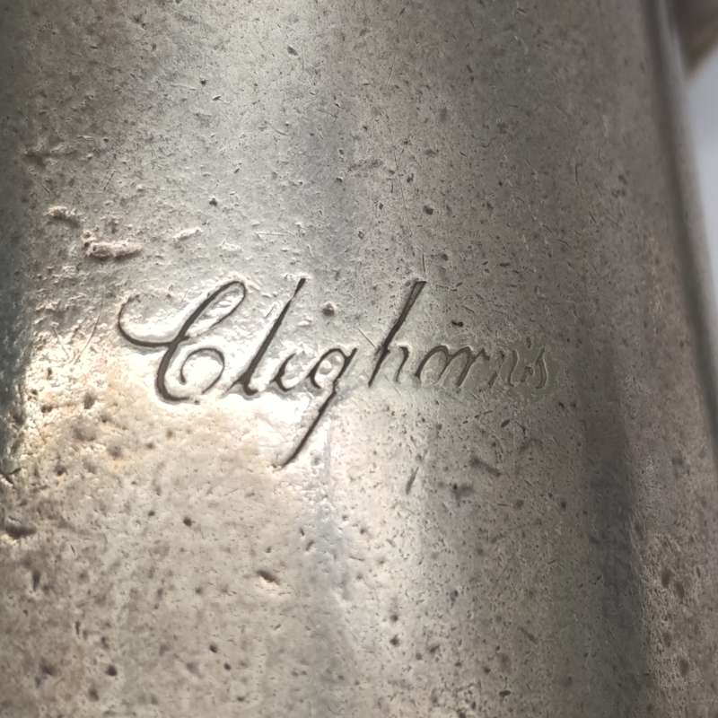 Antique Cleghorn's silver plated pitcher