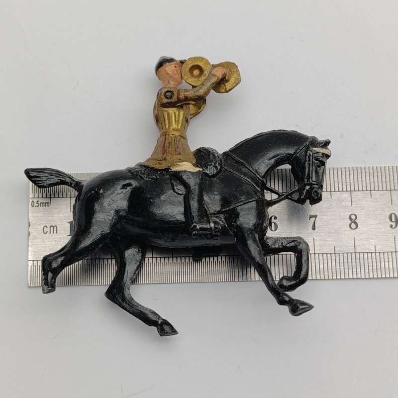 Lot of 4 vintage Britains Ltd cavalry lead soldiers - damaged