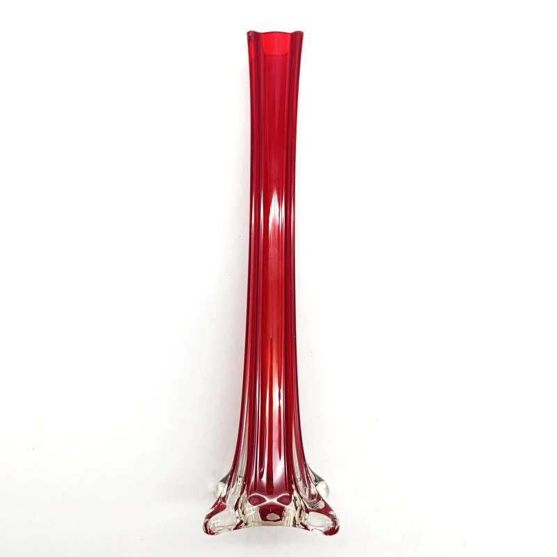 Vintage Murano glass flower vase
