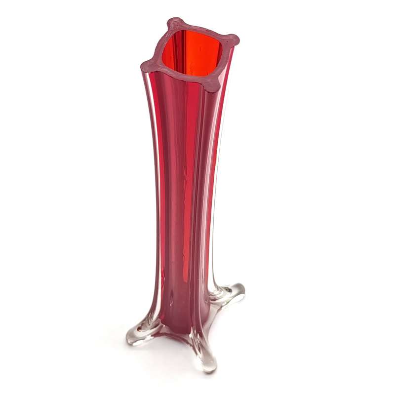 Vintage Murano glass flower vase