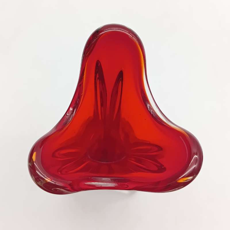 Vintage Murano glass flower vase